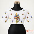 Hand kundan work Blouse