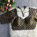 Banarasi Silk Blouse - Classic Black