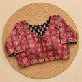 Reversible Ruby Floral Medallion Ajrakh Blouse