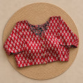 Reversible Ruby Sprig Motif Ajrakh Blouse