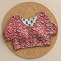 Reversible Rosewood Floral Ajrakh Blouse