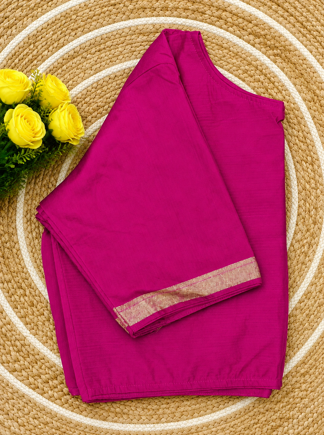 Boatneck Ghicha Silk Blouse