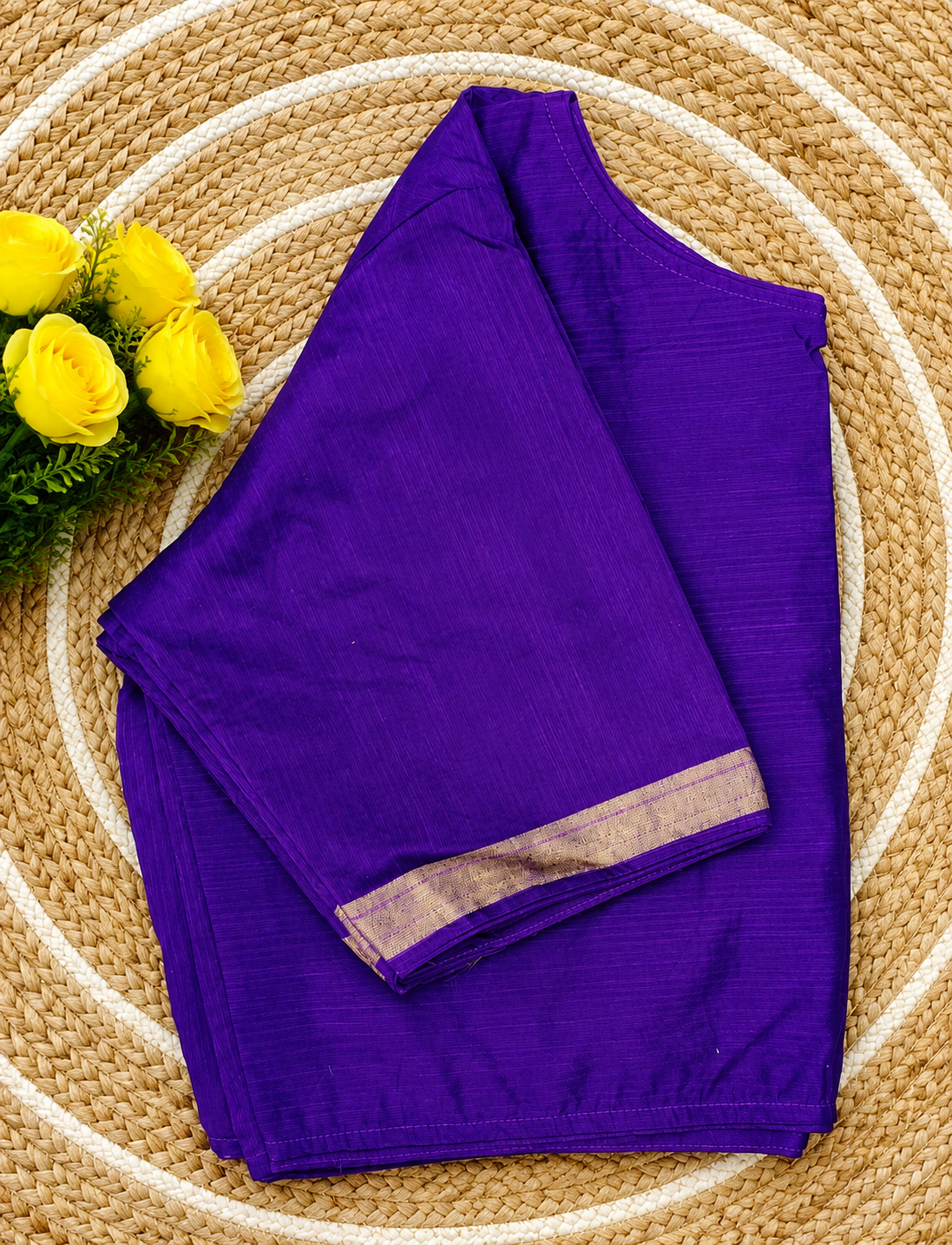 Boatneck Ghicha Silk Blouse