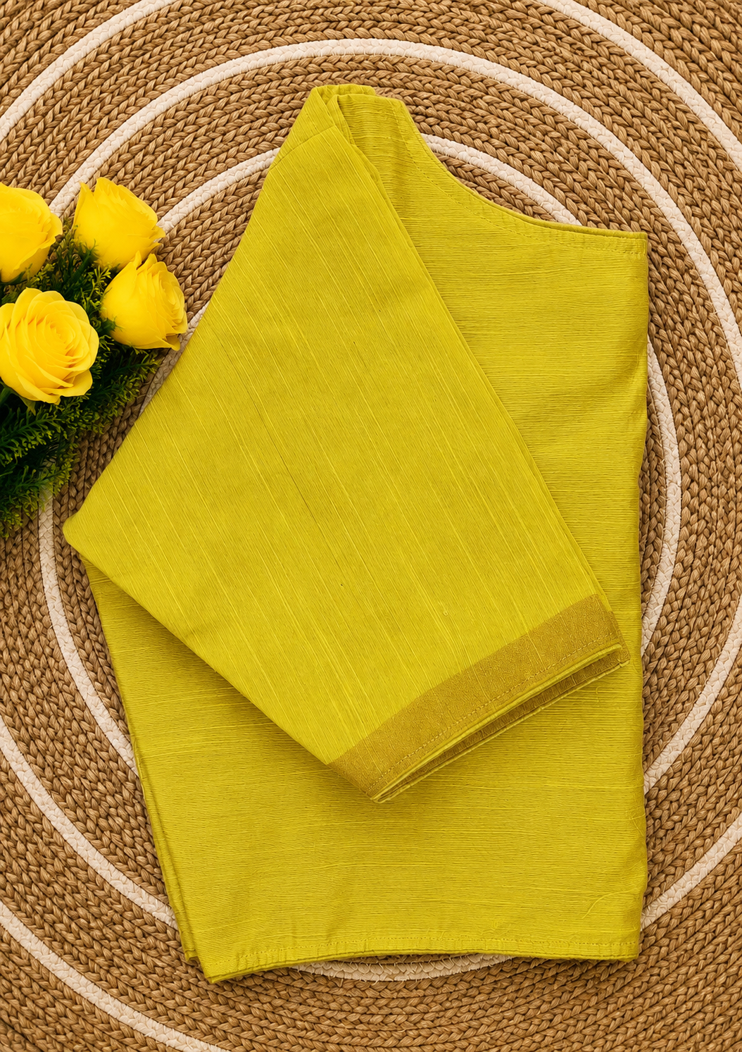 Boatneck Ghicha Silk Blouse