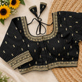 Noir Zari Elegance Blouse