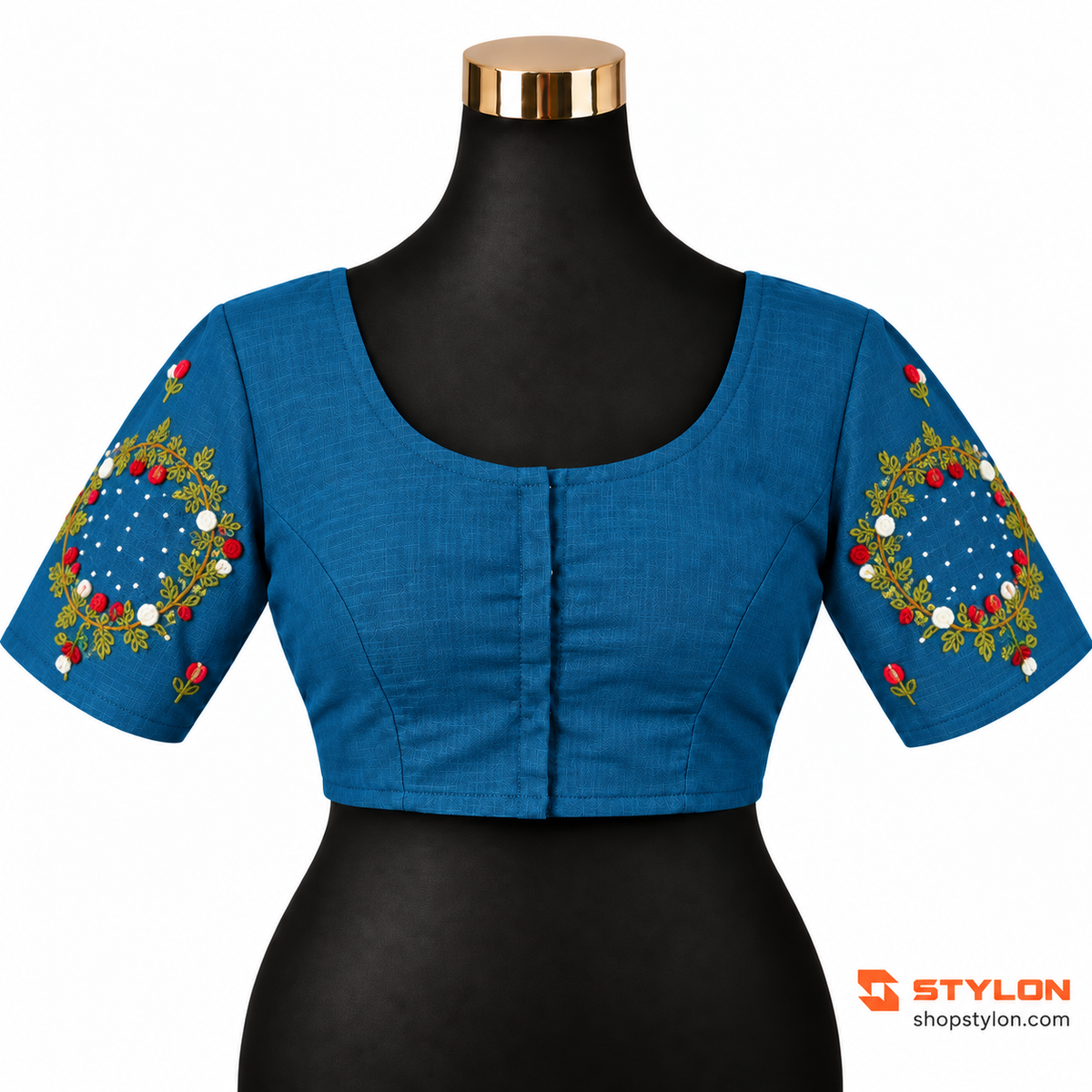 Floral Garden Embroidered Blouse