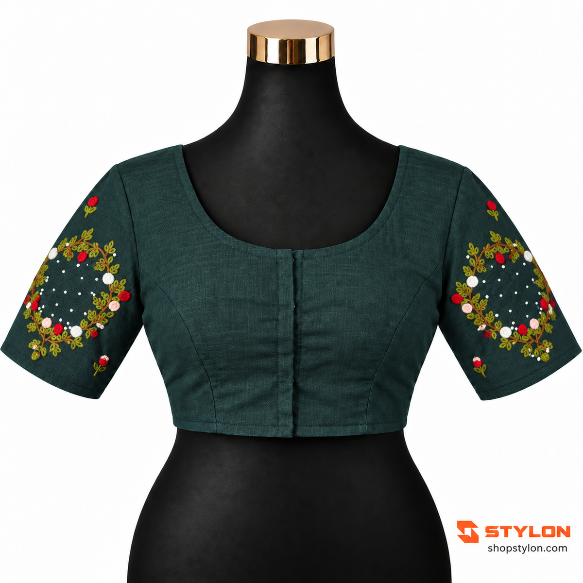 Floral Garden Embroidered Blouse