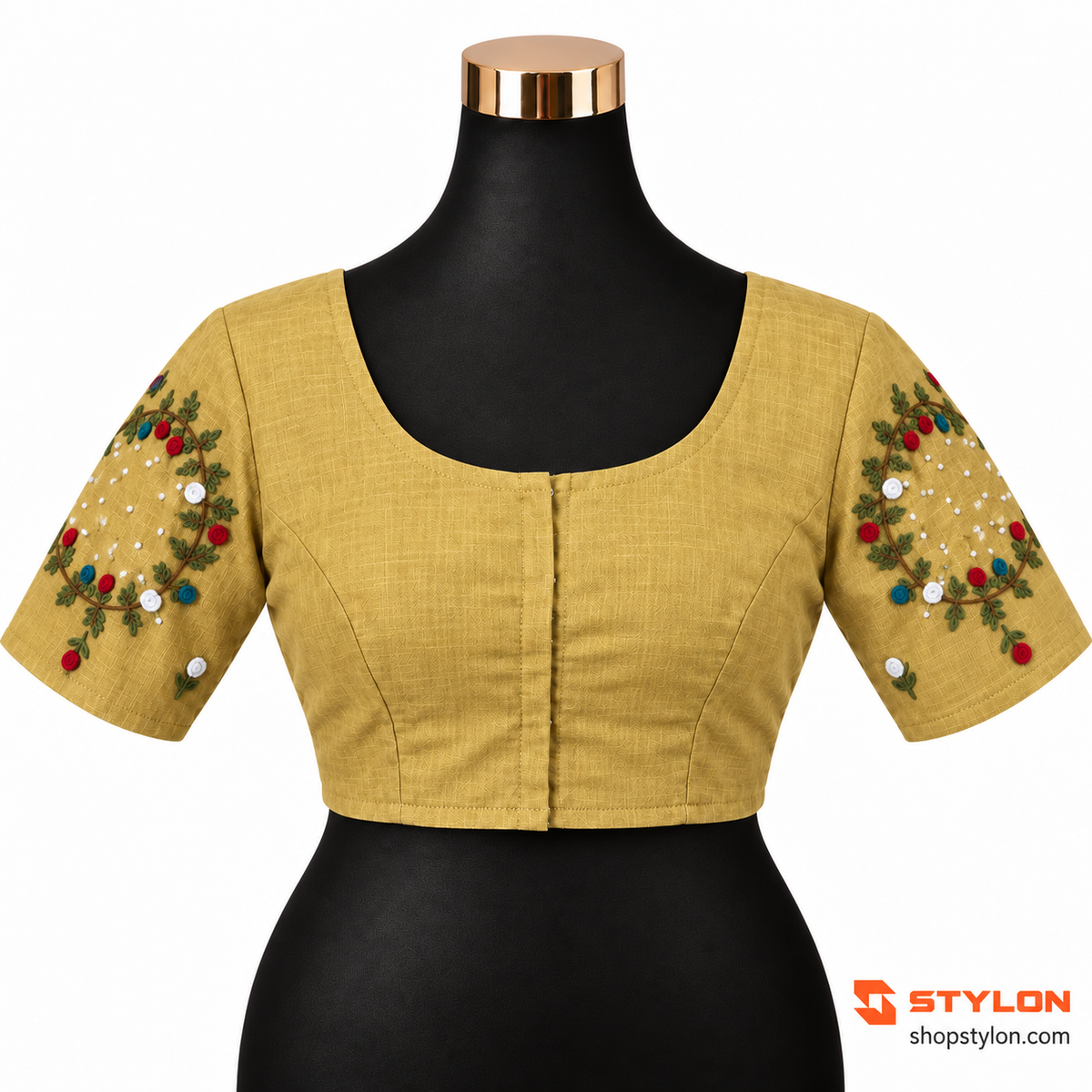 Floral Garden Embroidered Blouse
