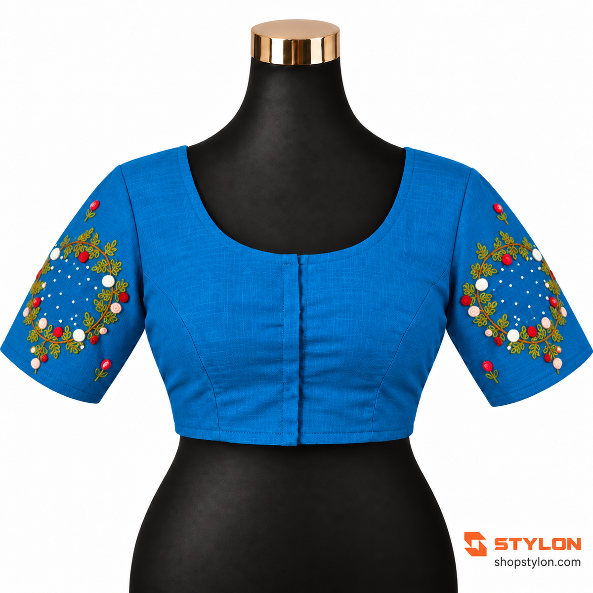 Floral Garden Embroidered Blouse
