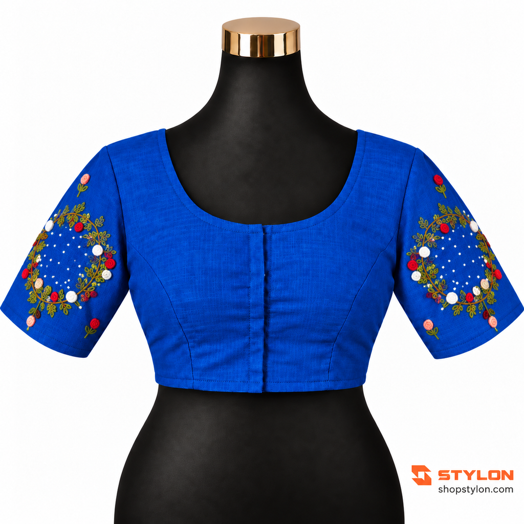 Floral Garden Embroidered Blouse