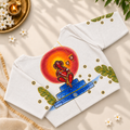 Ganpati Hand-Painted Kantha Work Blouse