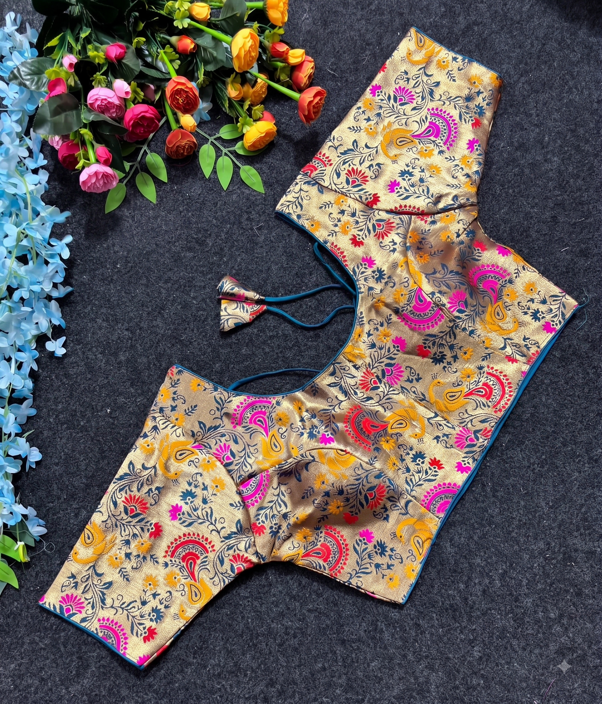 Multicolor Paithani Blouse