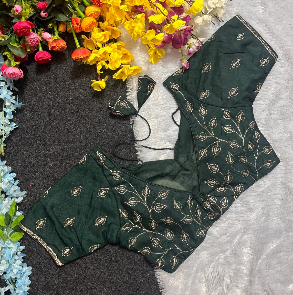 Cutdana & Embroidery Work Blouse