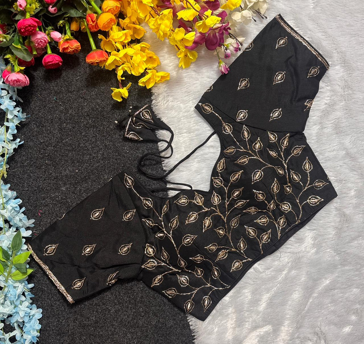 Cutdana & Embroidery Work Blouse