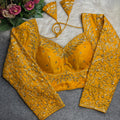Royal Saffron Mumtaz Blouse