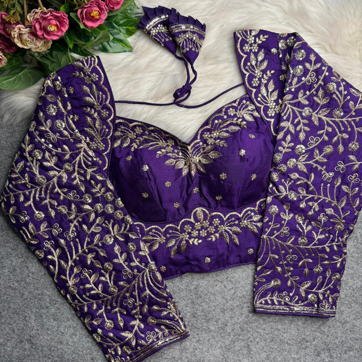 Majestic Purple Mumtaz Blouse