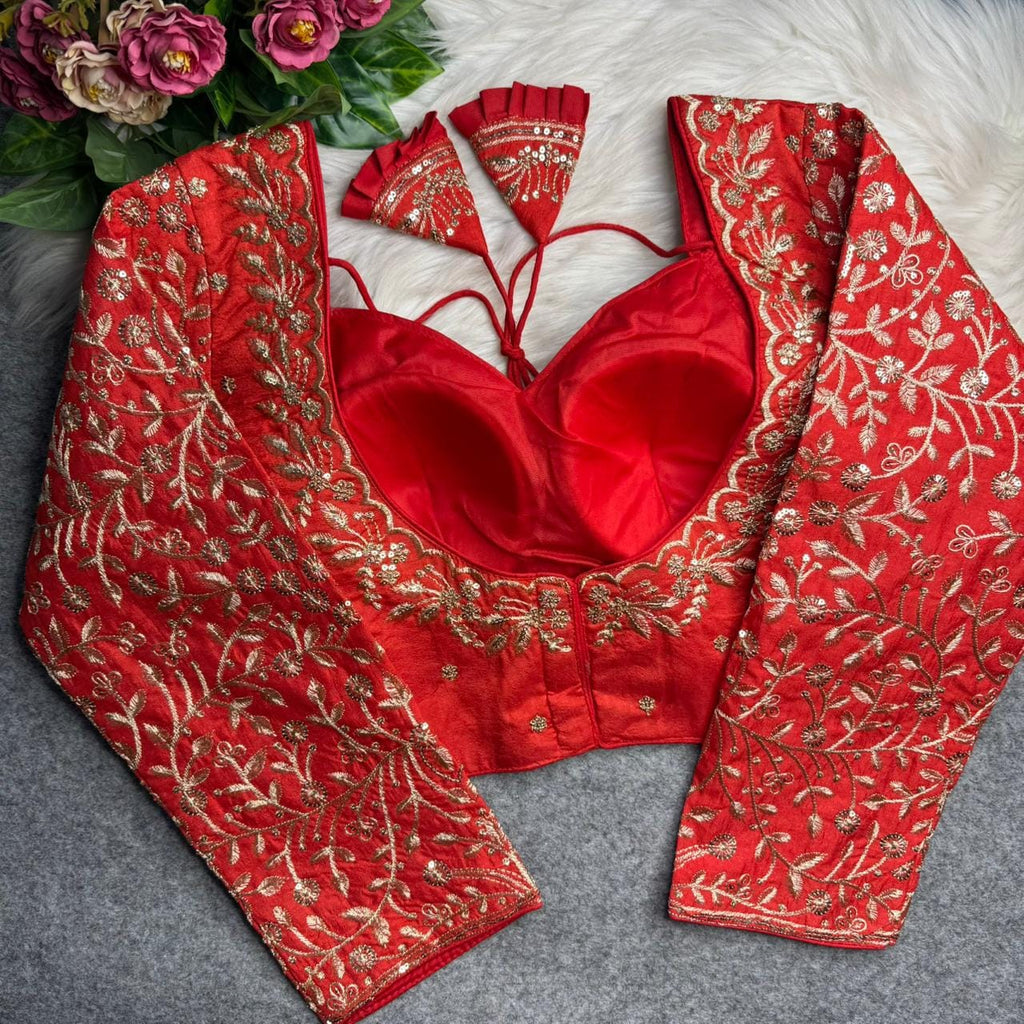 Royal Ruby Mumtaz Blouse