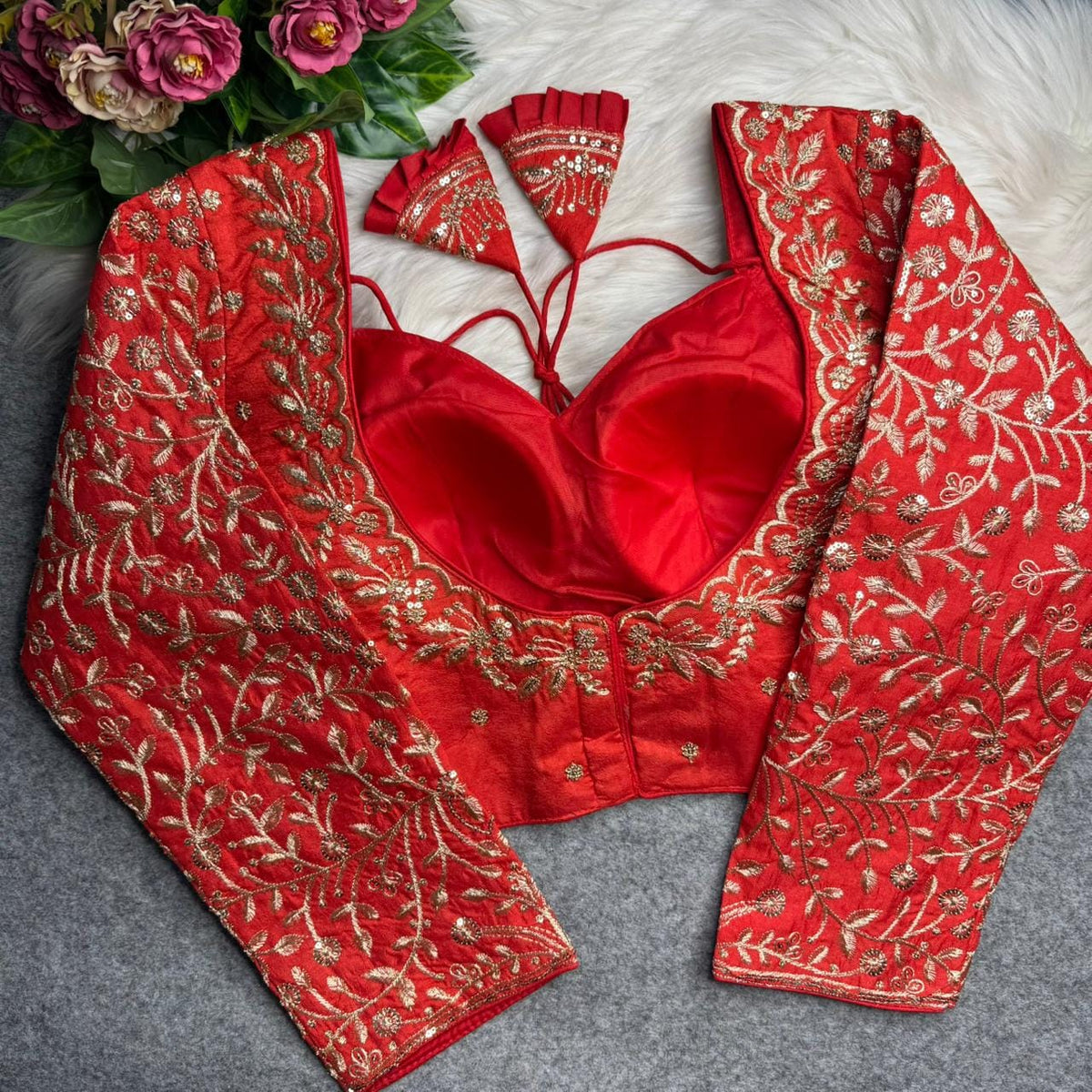 Royal Ruby Mumtaz Blouse