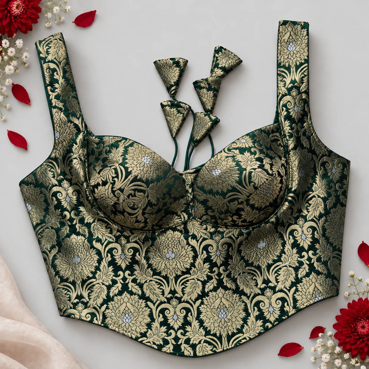 Banarasi Brocade Corset Blouse