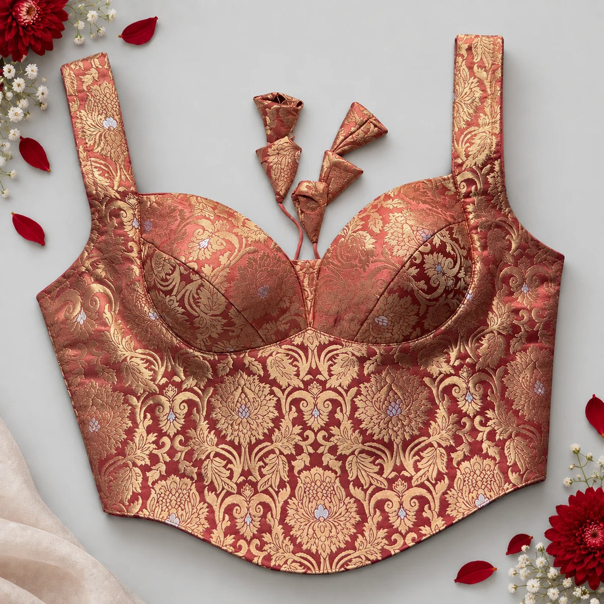 Banarasi Brocade Corset Blouse