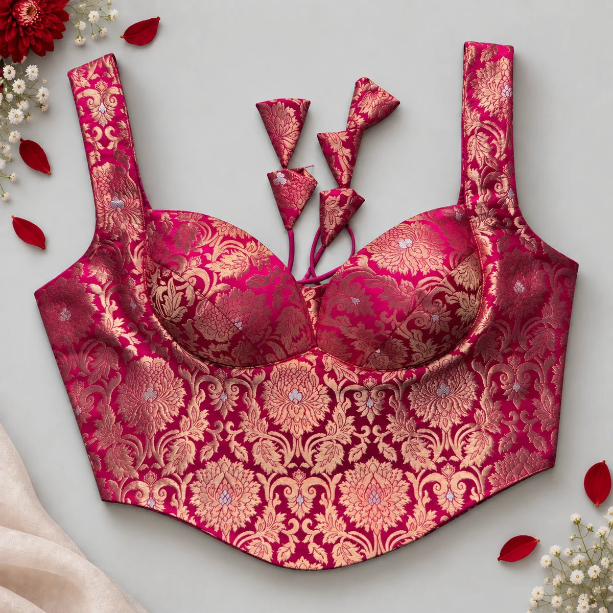 Banarasi Brocade Corset Blouse