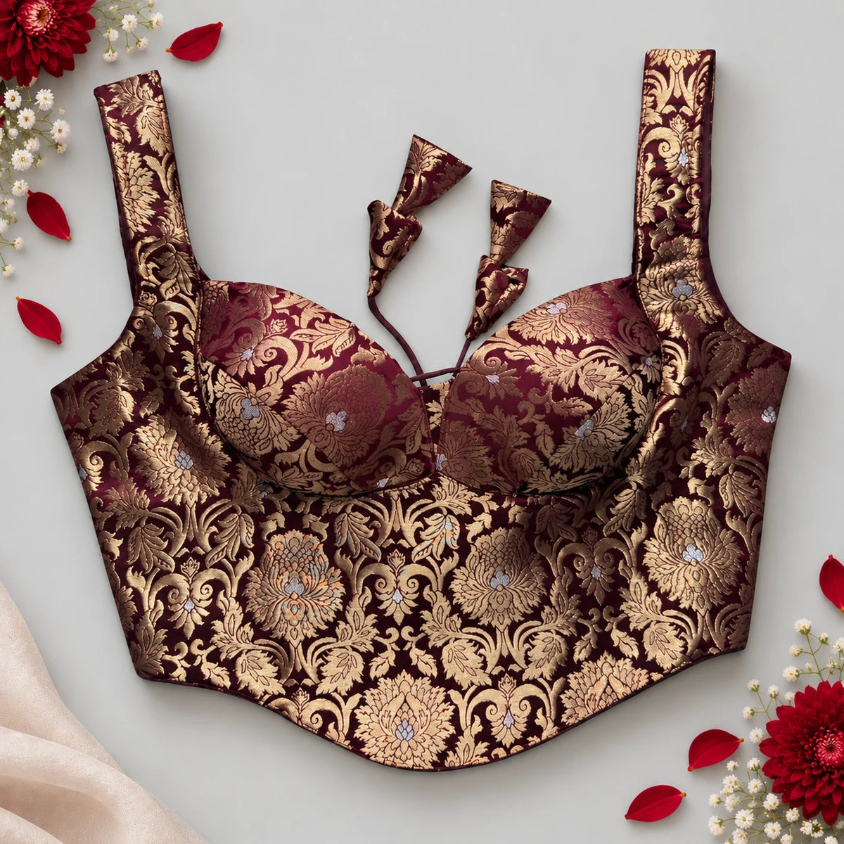 Banarasi Brocade Corset Blouse